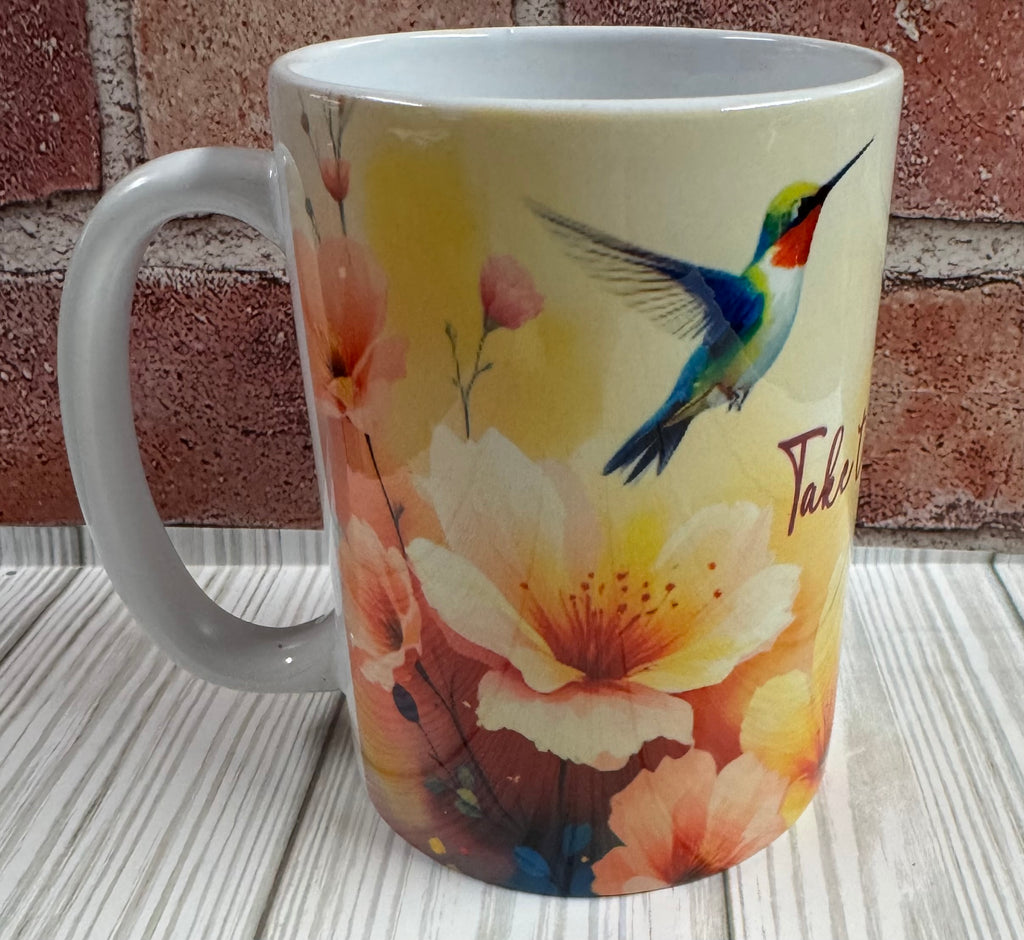 15 oz Mug- Hummingbird
