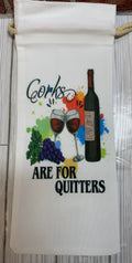 Wine Gift Bag Corks are for Quitters
