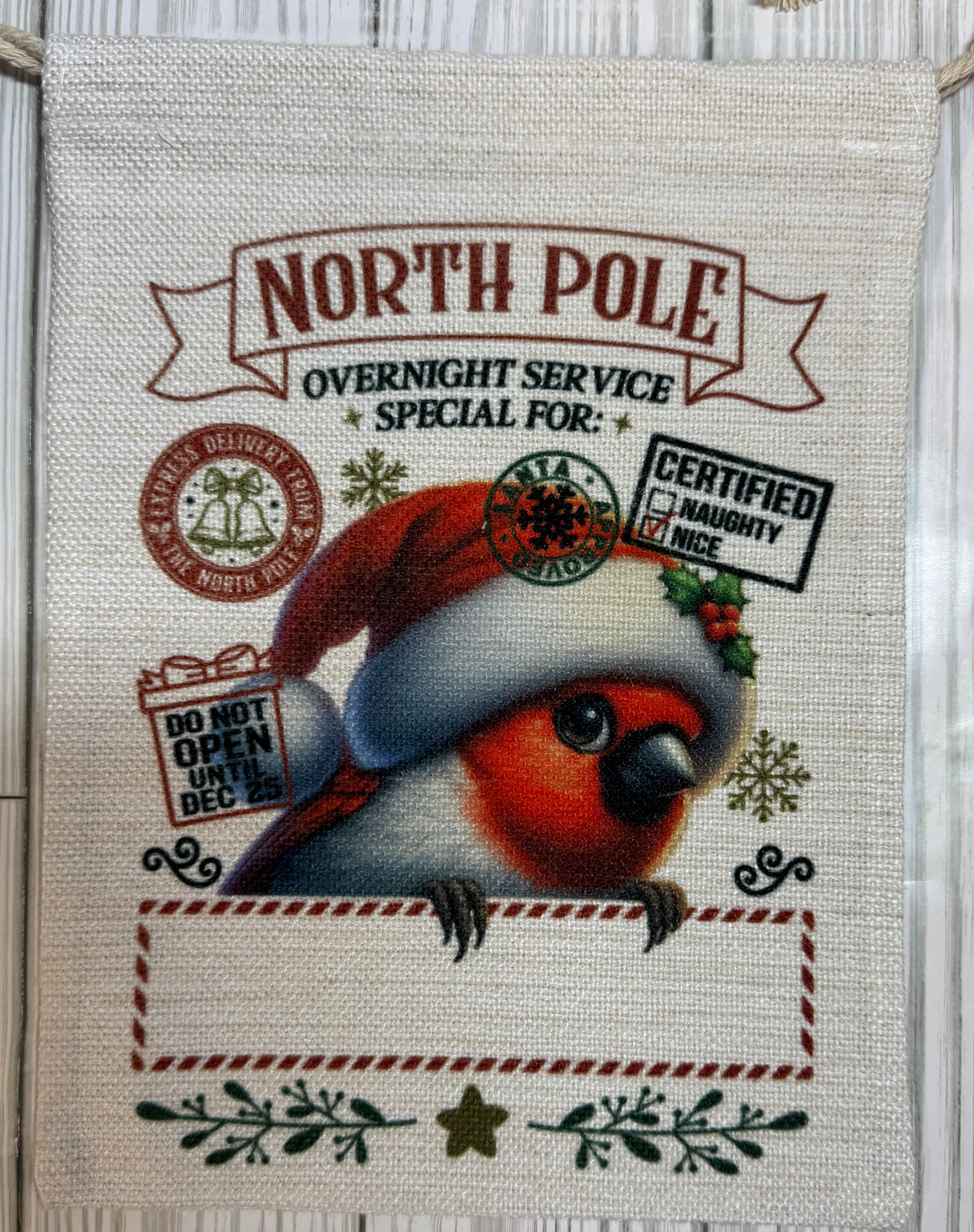 Santa Sack Cardinal