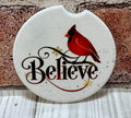 Car Coaster Cardinal Believe