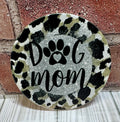 Round Coaster Dog Mom