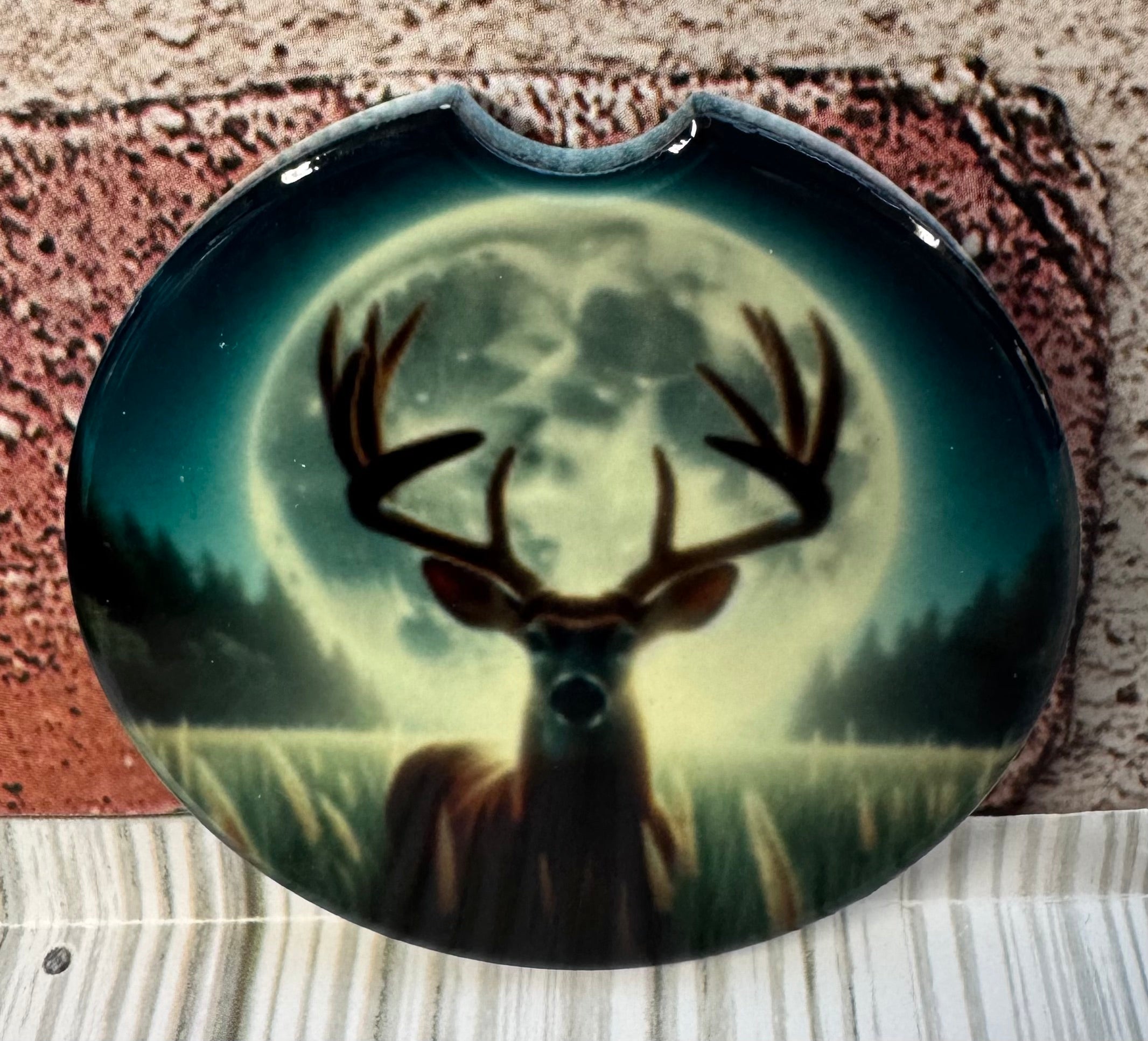 Car Coaster Buck with moon