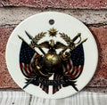 Ceramic Christmas Ornament Marines