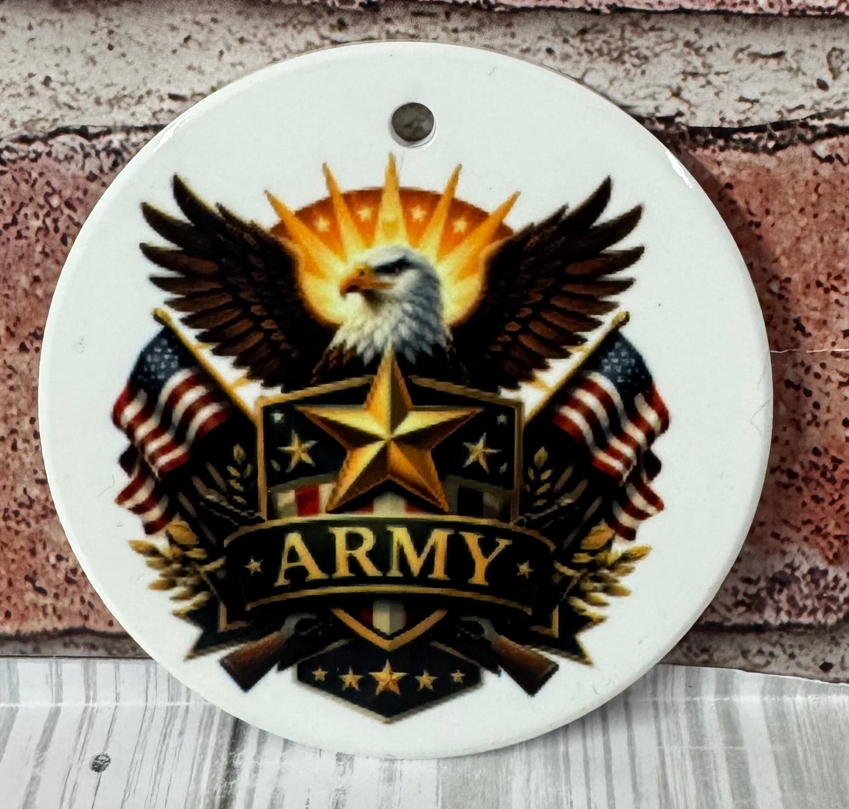 Ceramic Christmas Ornament Army
