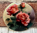 Car Coaster pink roses