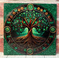 Ceramic Tile Celtic Tree 2