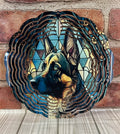 Wind Spinner Stained Glass German Shephard