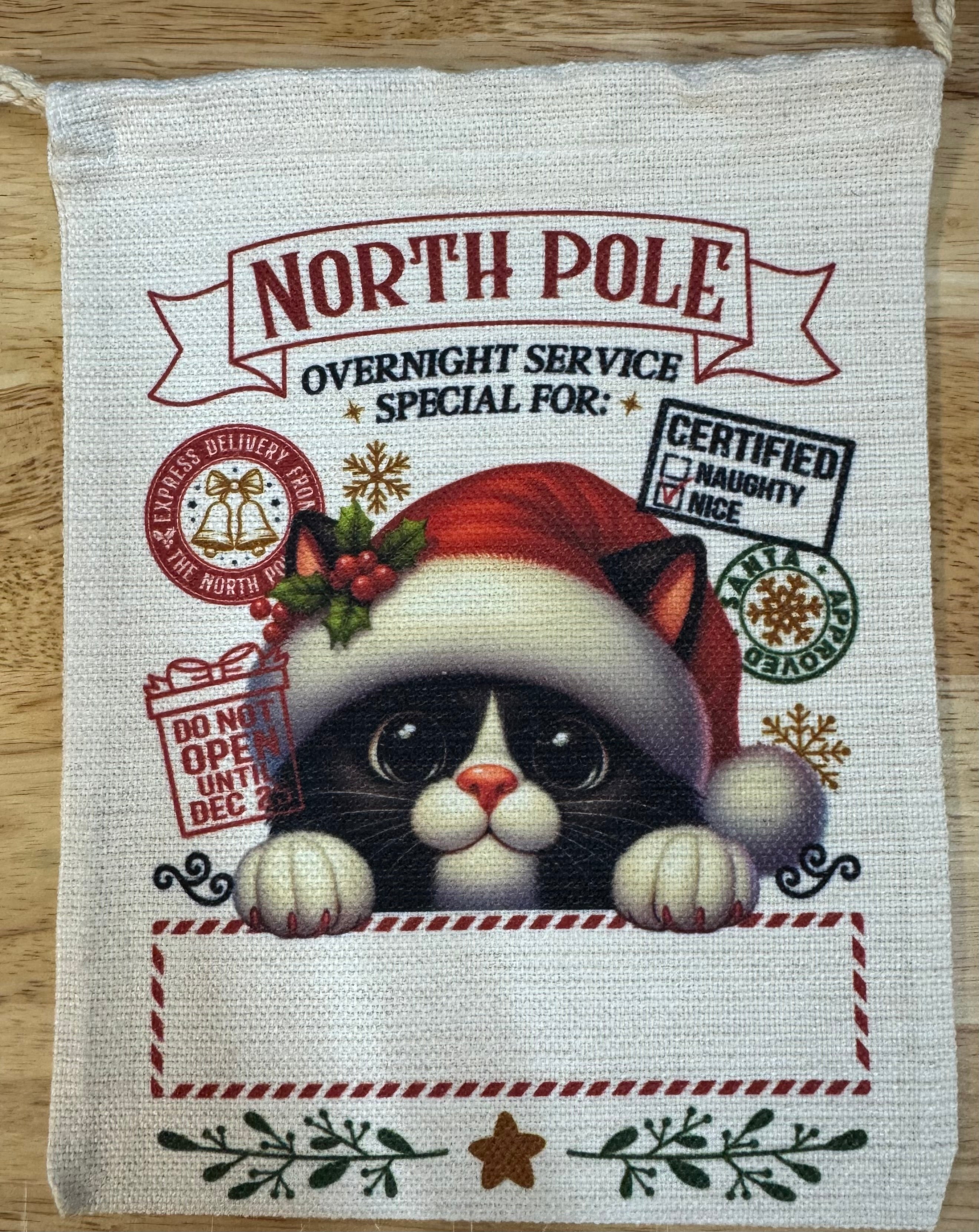 Santa Sack Black Cat