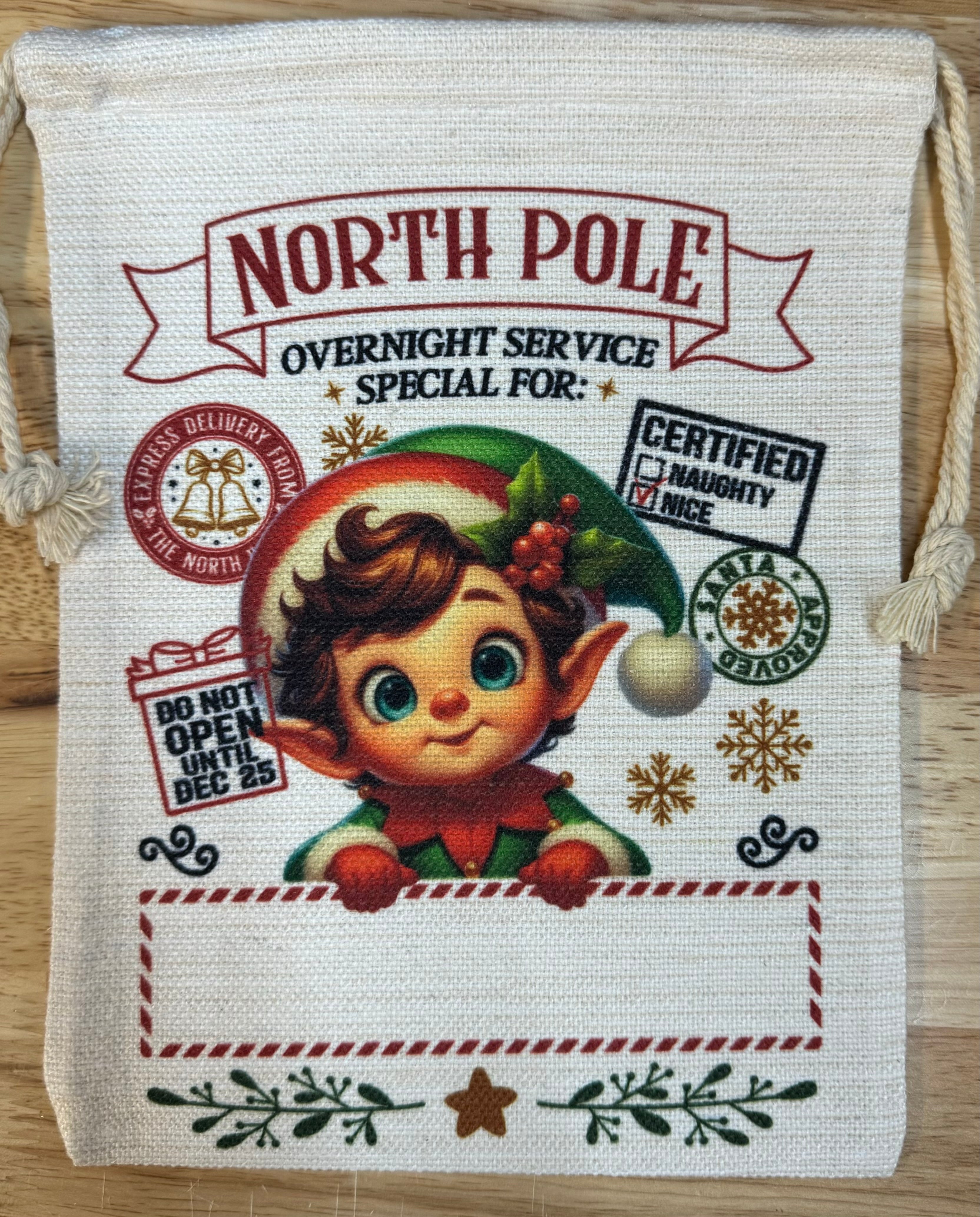 Santa Sack Elf