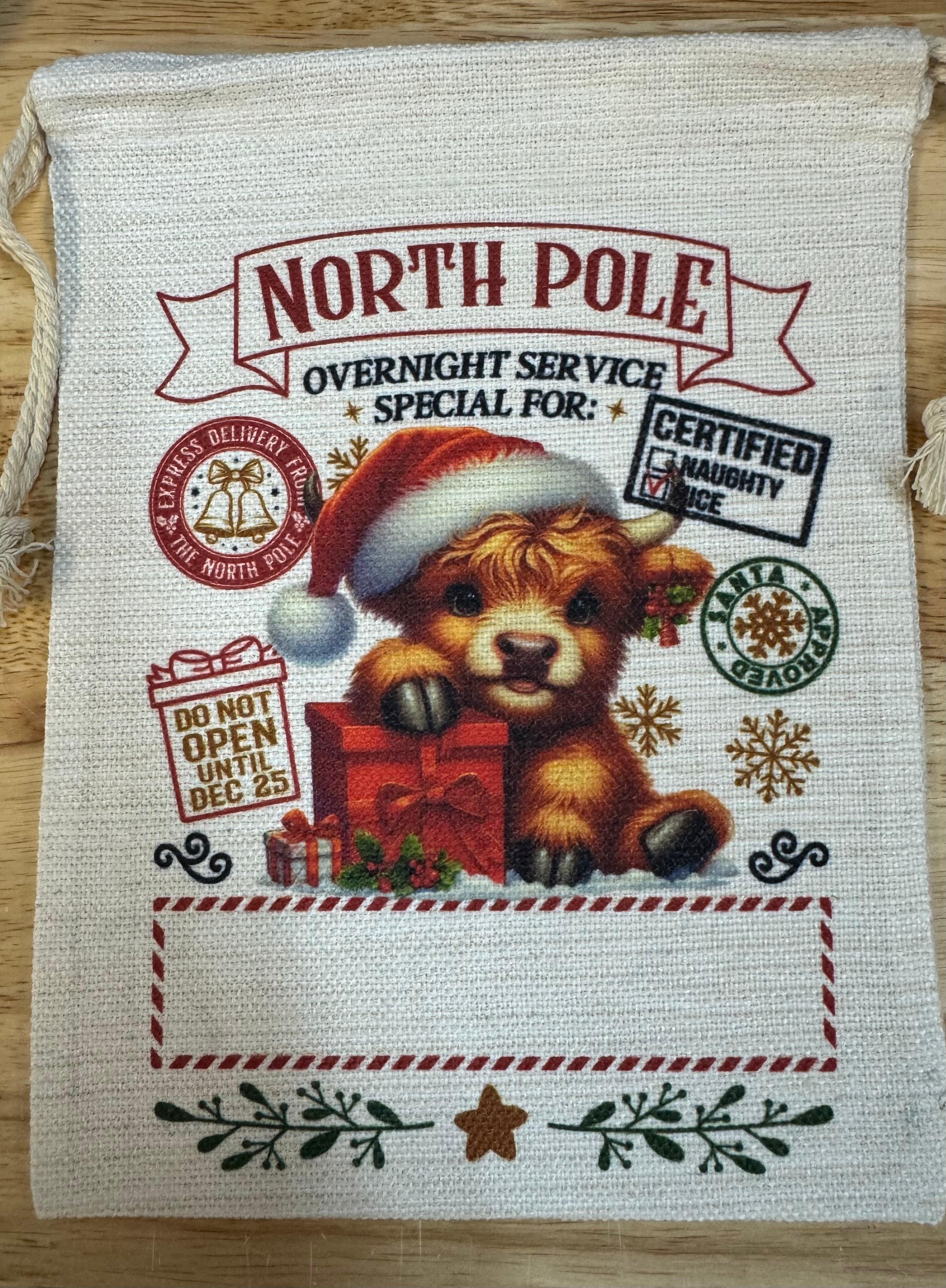 Santa Sack Cow
