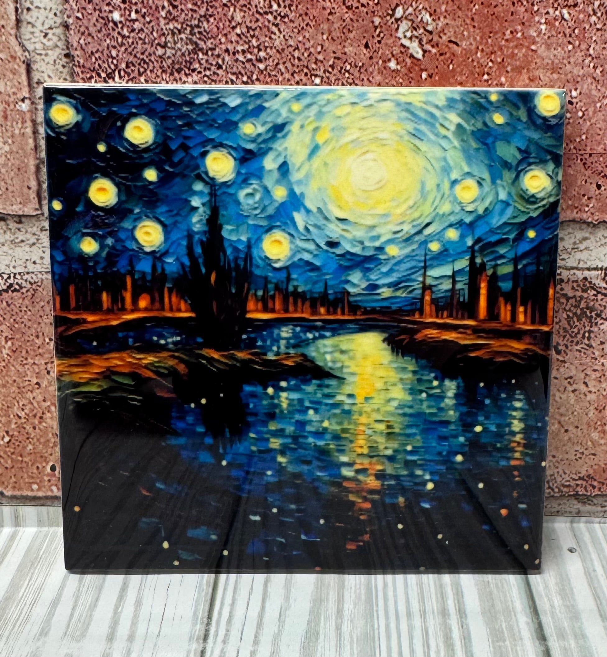 Square Ceramic Coaster Van Gogh