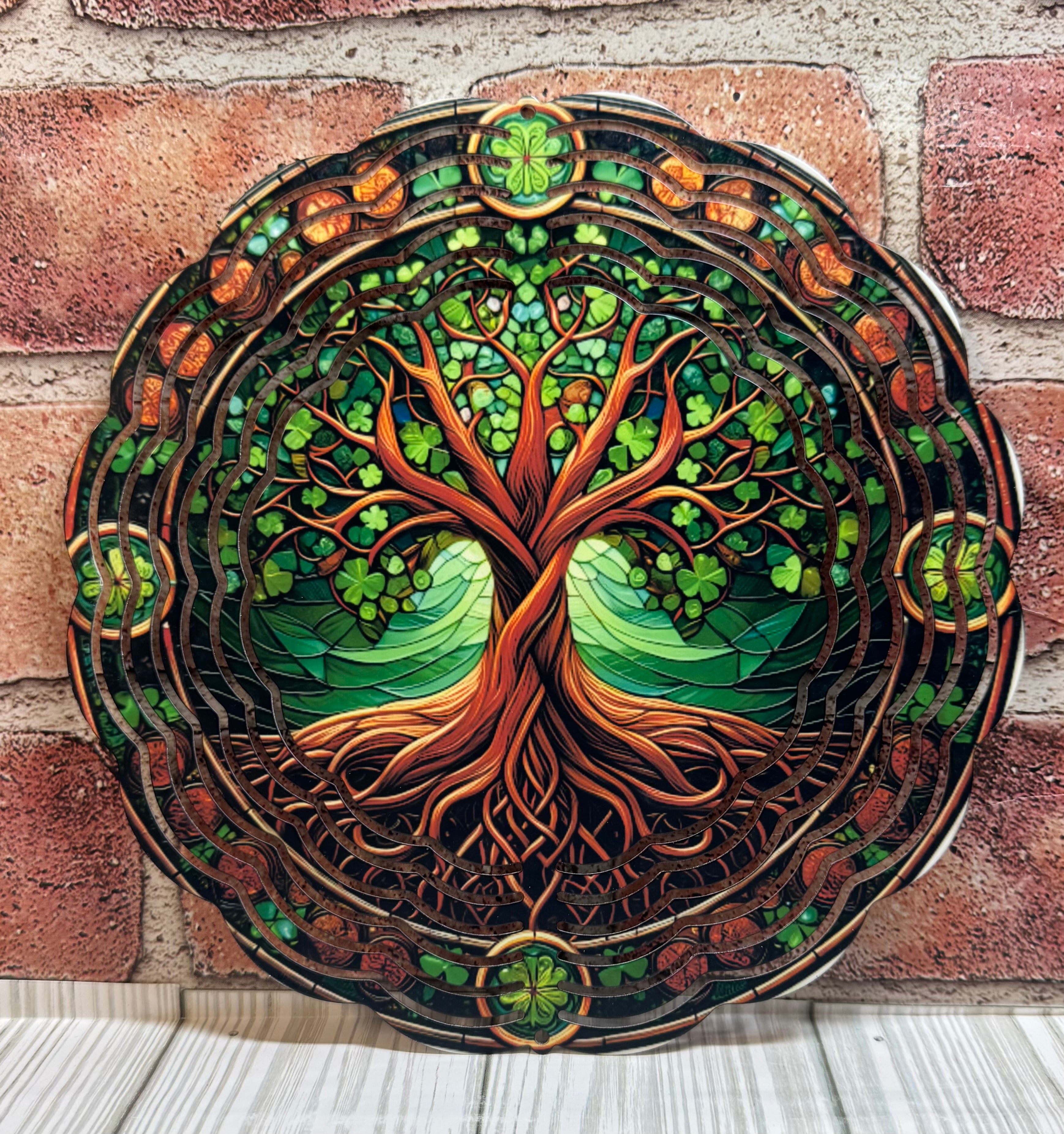 Wind Spinner Celtic Tree