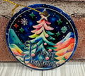 Ceramic Christmas Ornament Pastel Christmas tree