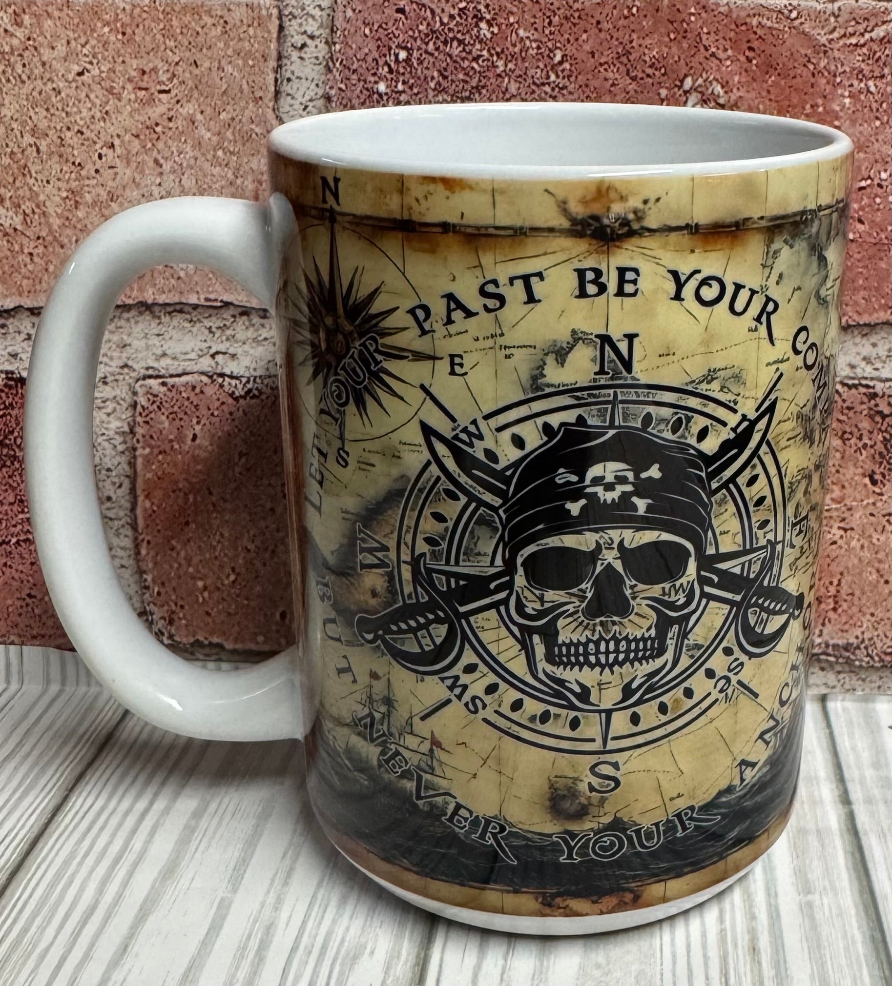 15 oz Mug- Let your past be your compass, not an anchor