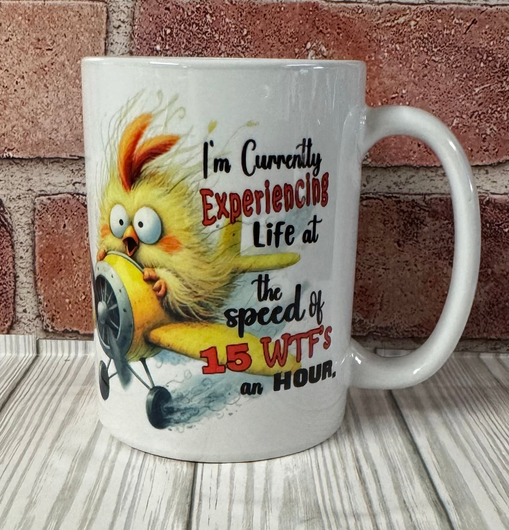 15 oz Mug- Currently experiencing life....