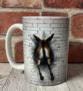 15 oz Mug- Donkey brick wall